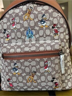 Coach x Disney Charter backpack new with tags Mickey and Friends walt disney